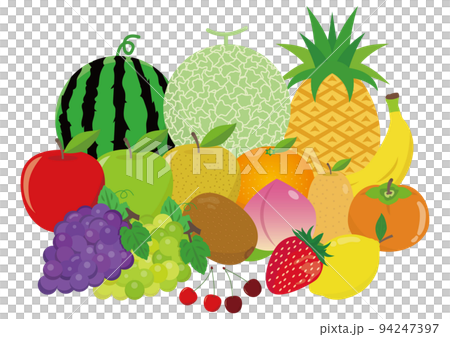 果物セットのイラスト素材 [94247397] - PIXTA