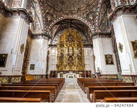 Interior of the Burgos Cathedral in Castilla y Leon, Spain. Unesco World Heritage Site. 94247484