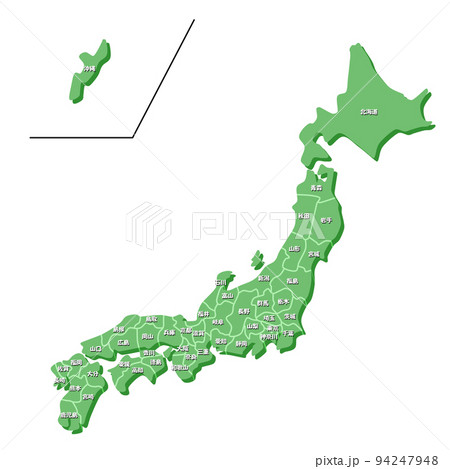 日本の地図 94247948