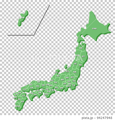 日本の地図 94247948
