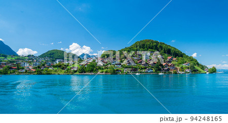 Faulensee on Lake Thun Faulensee on Lake Thun 94248165
