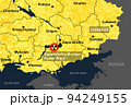 Zaporizhzhia Nuclear Power Plant in Ukraine map 94249155