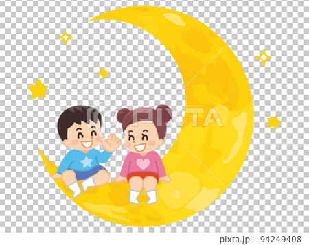 坐在新月上的孩子 坐在新月上的孩子 94249408