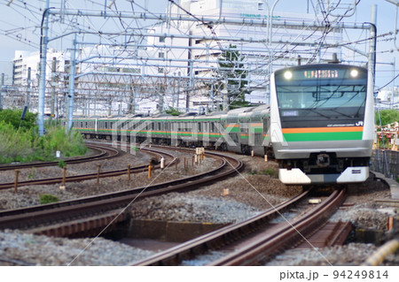東海道線 鎌倉(客貨)踏切 東海道線 鎌倉(客貨)踏切 94249814
