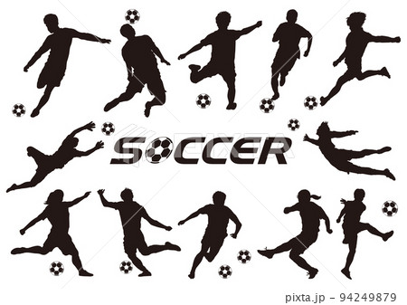 サッカーアイコンセット 94249879