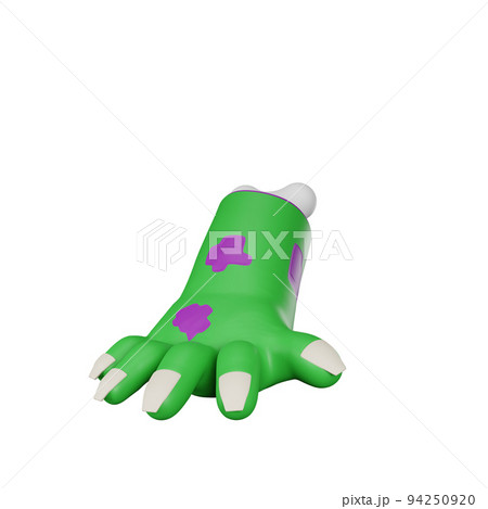 3d rendering of zombie hand halloween icon 3d rendering of zombie hand halloween icon 94250920