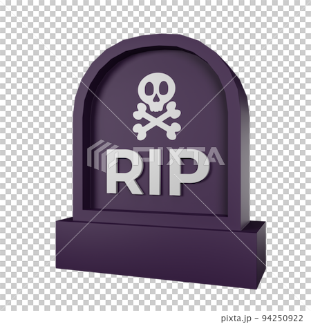 3d rendering of cemetery halloween icon 3d rendering of cemetery halloween icon 94250922