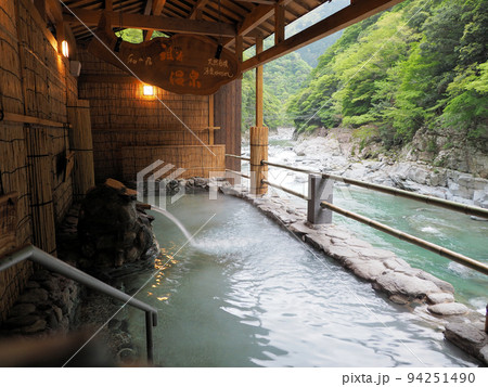 和の宿 ホテル祖谷温泉の露天風呂　徳島県三好市池田町松尾松本 94251490