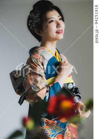 振袖　ショートヘア 94251916