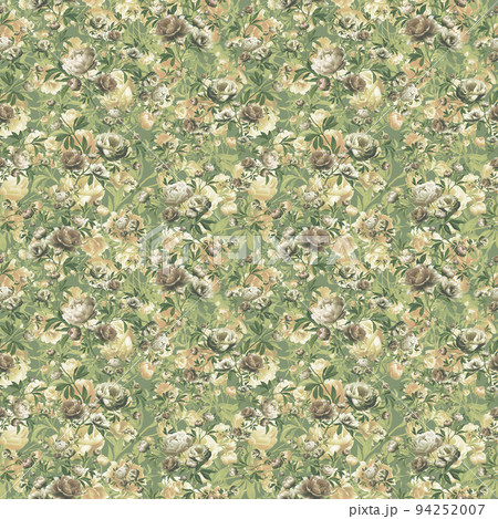 Seamless floral pattern. Vintage textile design. 94252007
