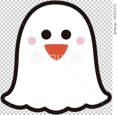 簡單可愛的萬聖節鬼白 94252373