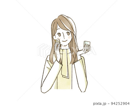 メイクをしている女性 94252904