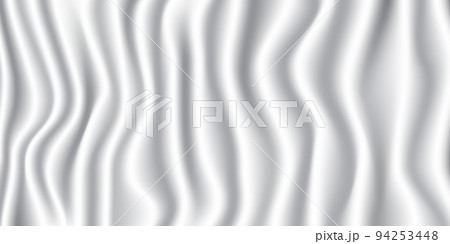 Wrinkled white cloth abstract background vector illustration 94253448