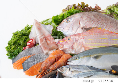 魚介類の盛り合わせ　 94255361
