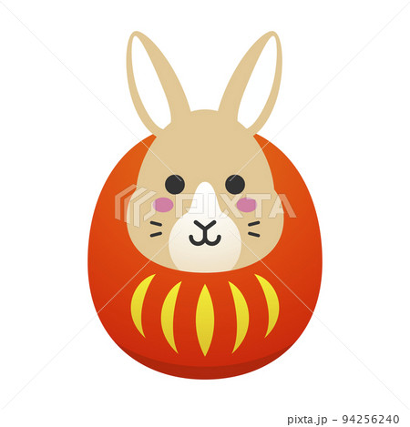 ダルマ　年賀状イラスト素材　2023年 94256240