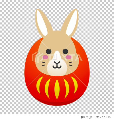 ダルマ　年賀状イラスト素材　2023年 94256240