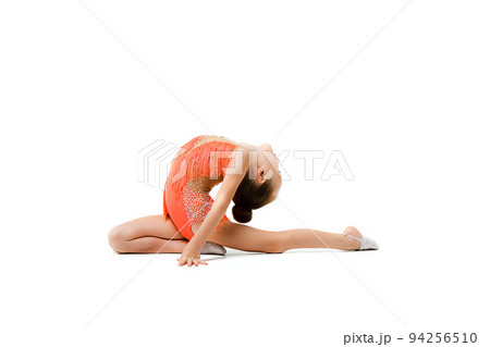 little girls flexible PIXTA