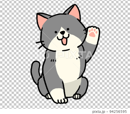 Hachiware貓舉起一隻手 Hachiware貓舉起一隻手 94256595