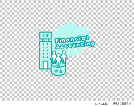 Financial accounting illustration icon - Stock Illustration [94256849 ...