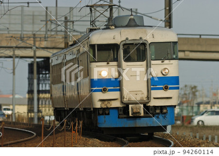 北陸本線　加賀笠間ー美川　JR西日本　475系　A08編成（金沢） 94260114