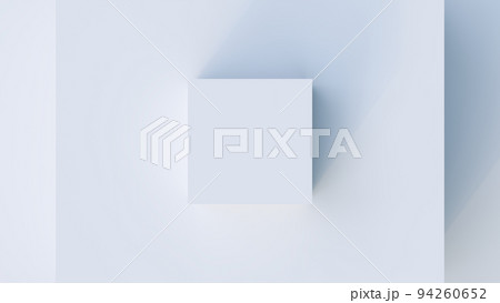 White cubes abstract background. 94260652