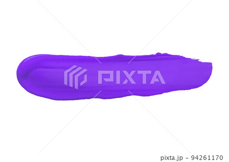 Purple brush isolated on white background. Purple watercolor 94261170