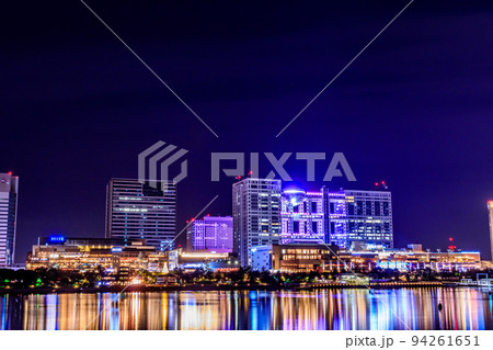 【東京の都市風景】お台場周辺の都市夜景 94261651