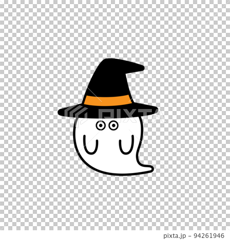 A simple ghost illustration that is easy to use for Halloween 94261946