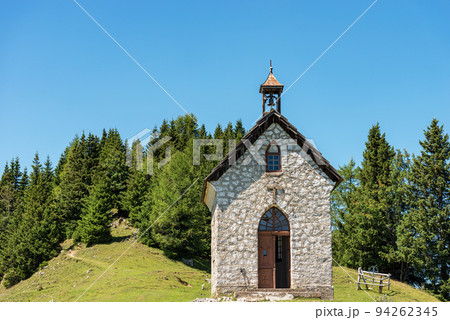 Small Church or Chapel in Mountain - Carnic Alps Austria 94262345