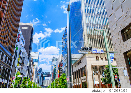 【東京の都市風景】銀座周辺の都市風景 94263195