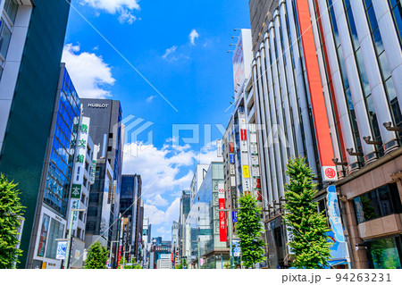 【東京の都市風景】銀座周辺の都市風景 94263231