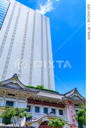 【東京の都市風景】歌舞伎座 94264169