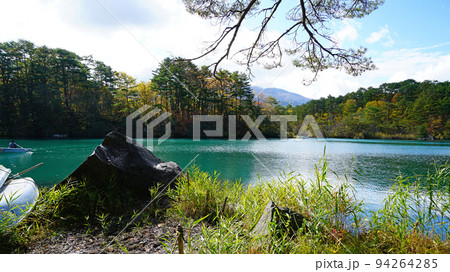 五色沼 福島県 紅葉 五色沼 福島県 紅葉 94264285