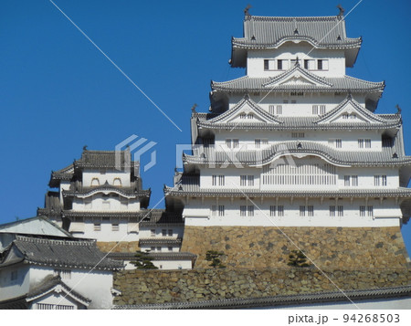 2015年「平成の大修理」直後の真っ白な姫路城 2015年「平成の大修理」直後の真っ白な姫路城 94268503