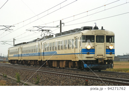 北陸本線　美川ー加賀笠間　JR西日本　475系　A23編成（金沢） 94271762