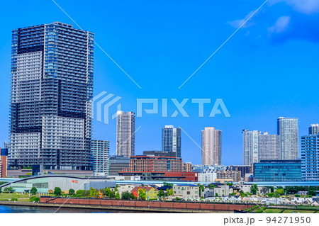 【東京の都市風景】豊洲周辺の都市風景 【東京の都市風景】豊洲周辺の都市風景 94271950