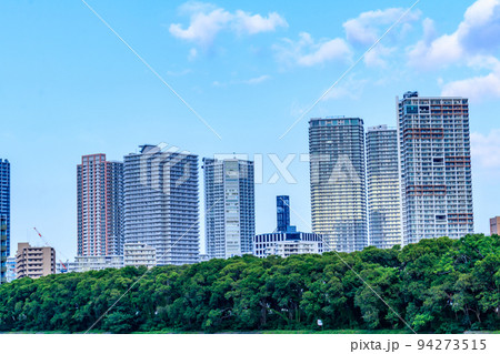 【東京の都市風景】豊洲周辺の都市風景 94273515