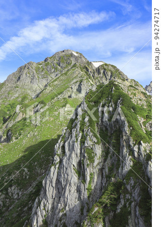 源次郎尾根から望む剱岳 94274717
