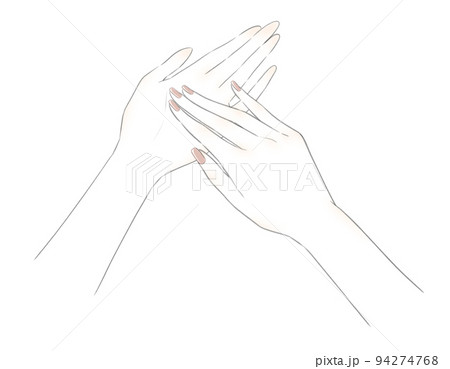 綺麗な手のイラスト 94274768