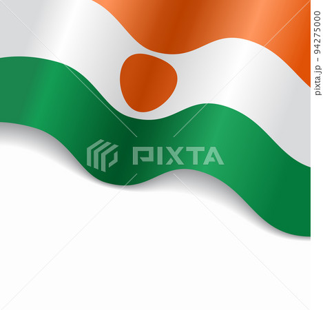 Niger flag wavy abstract background. Vector illustration. Niger flag wavy abstract background. Vector illustration. 94275000