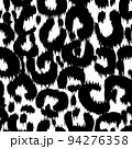 Leopard skin artwork imitation print. Vector seamless pattern 94276358