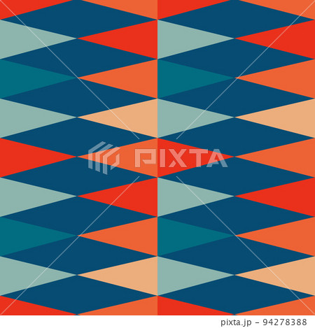 Groovy aestethic seamless pattern with triangles 94278388