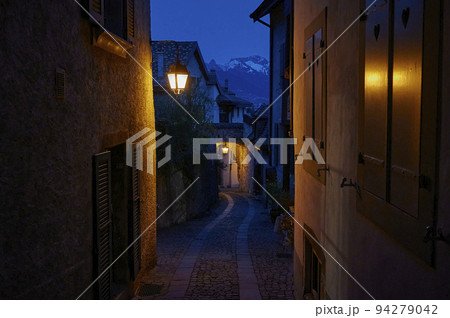 The landscape of Saint-Saphorin at night The landscape of Saint-Saphorin at night 94279042