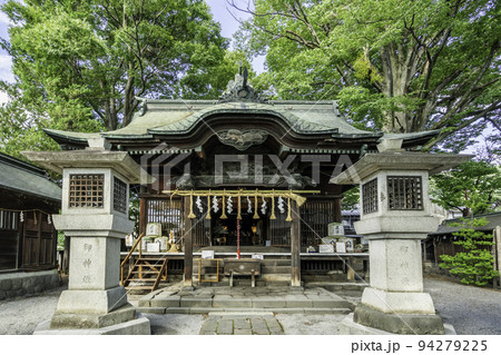 上諏訪 八劔神社 拝殿 長野県諏訪市 上諏訪 八劔神社 拝殿 長野県諏訪市 94279225