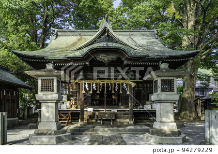 上諏訪　八劔神社　拝殿　長野県諏訪市 94279229