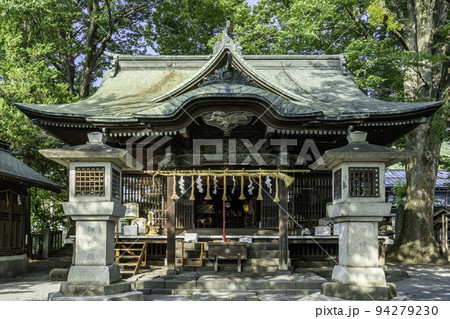 上諏訪 八劔神社 拝殿 長野県諏訪市 上諏訪 八劔神社 拝殿 長野県諏訪市 94279230