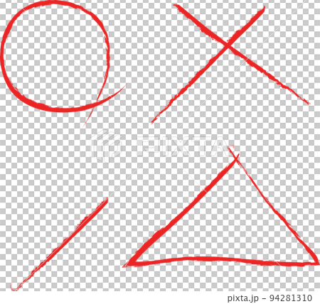 red pencil illustration 94281310