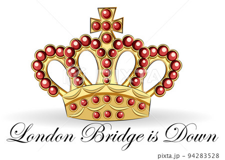 London Bridge collapsed. Queen Elizabeth II died 1926 - 2022 tragic event 94283528