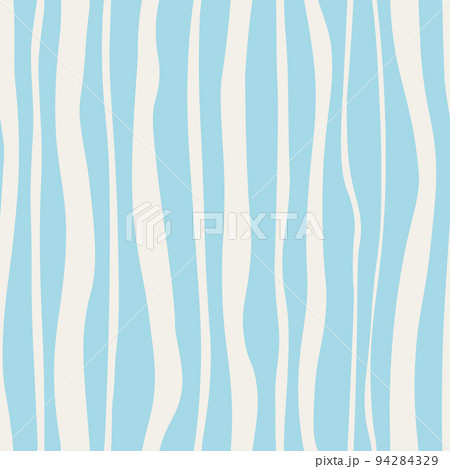 Vector seamless pattern. White uneven stripes on a blue background. Ideal for design, wallpaper, packaging, textiles, scrapbooking. Vector seamless pattern. White uneven stripes on a blue background. Ideal for design, wallpaper, packaging, textiles, scrapbooking. 94284329