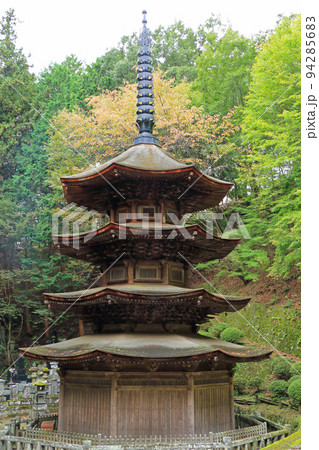 国宝 安楽寺八角三重塔 国宝 安楽寺八角三重塔 94285683
